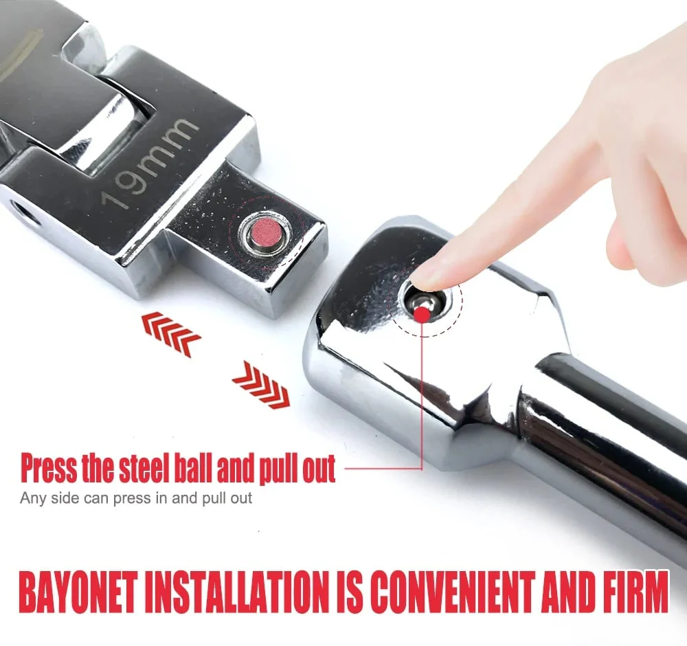 🎁New Hot Sale 50% OFF⏳Removable Movable Head Ratchet Durable Power Saving Repair Tool Set（Free shipping worldwide）