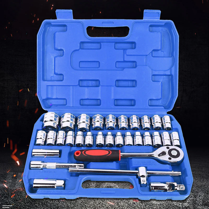 🔥New Year Promotion🔥37 PCS Car Repair Tool Kit