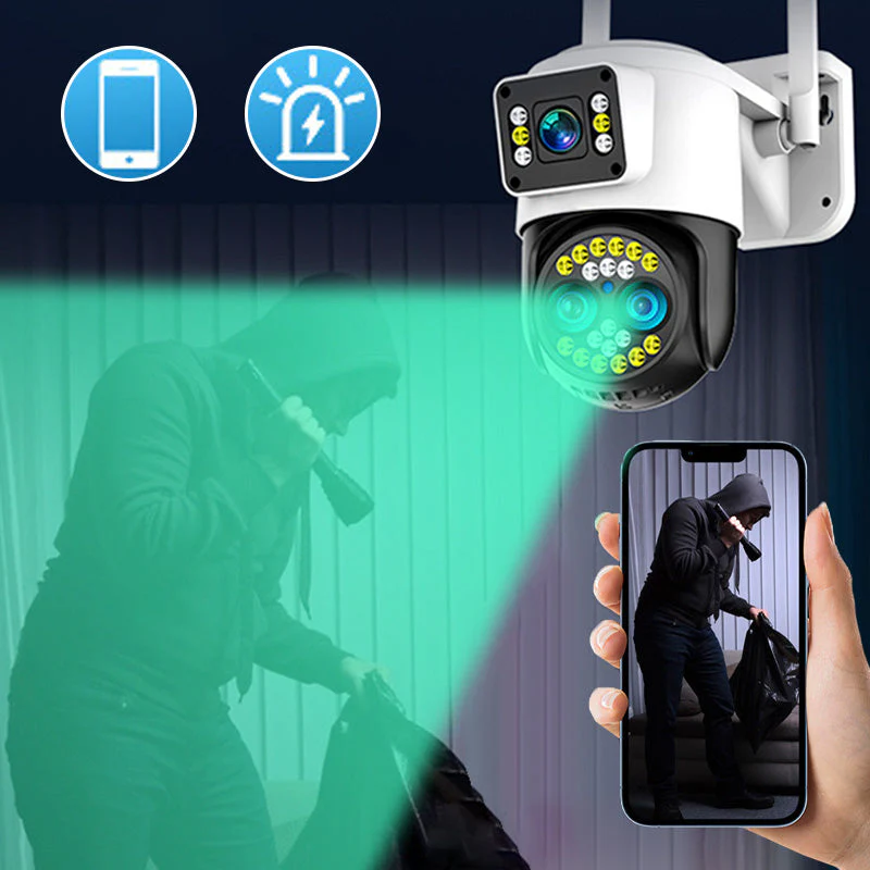 🔥Dual Screen Night Vision HD Surveillance Camera