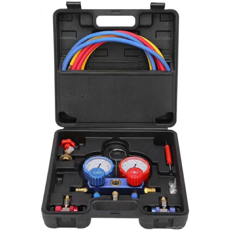 ⏳Time-limited Special🧰3 Way R134/R22/R410 AC Gauges
