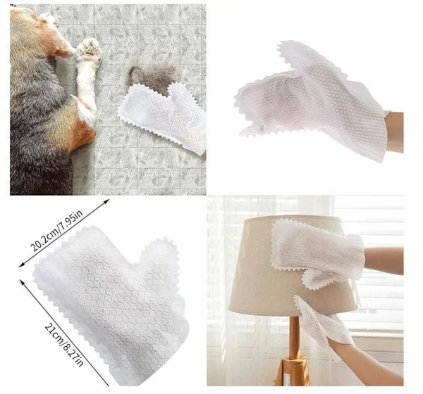 🔥Christmas Hot Sale -20 Pcs Set Dust Removal Gloves (🎁Buy 2 get 1 free now)