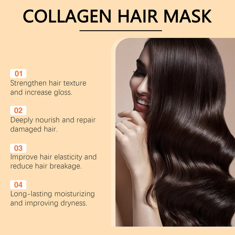 🔥Last Day 50% OFF🌸🌿Collagen Hair Mask for Dry & Damaged Hair