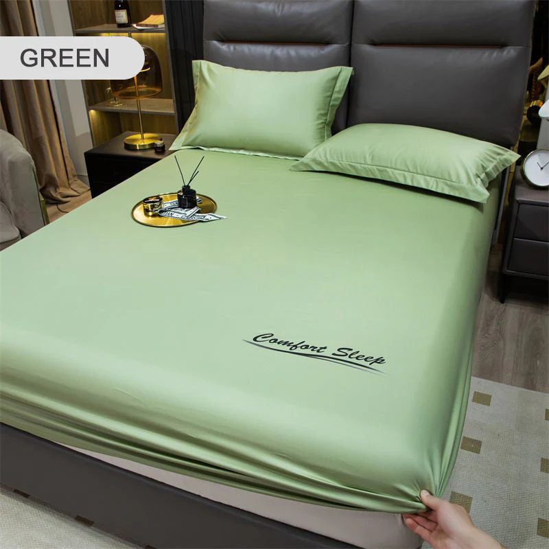 ✈️ Free Shipping ALL📦Summer Ice Cooling Silky Bed Fitted Sheet Pillow Cover🛏️