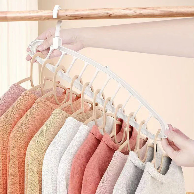 🥳New Year Specials🔥Multifunctional Foldable Clothes Hanger with 11-Hole
