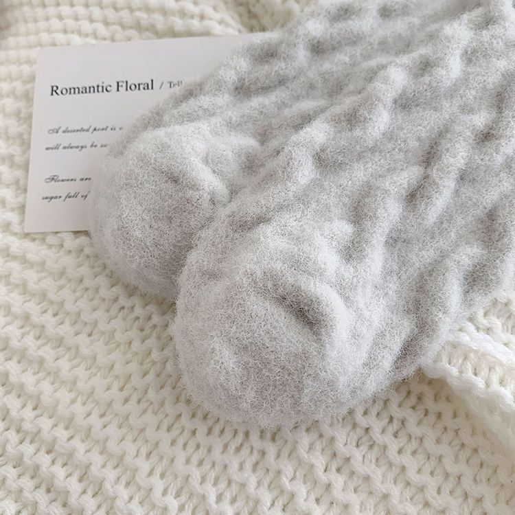 Soft Waxy Macaron Color Thermal Socks for Women - Great Gift