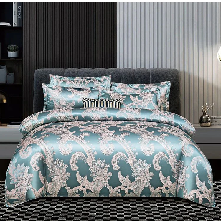🔥Free shipping🔥 Luxury Satin Jacquard Bedding 4-pices-Set