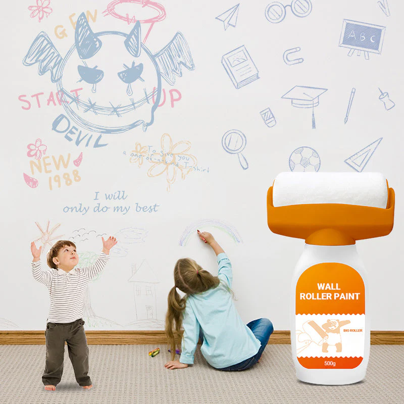 Festival promotion🎁Wall Repair Paint with Rolling Brush