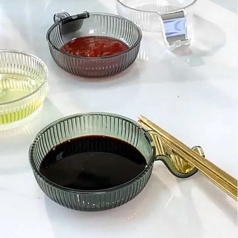 🧑‍🍳🧑‍🍳Kitchen Essentials🍽️ Clear Small Dipping Dish with Handle