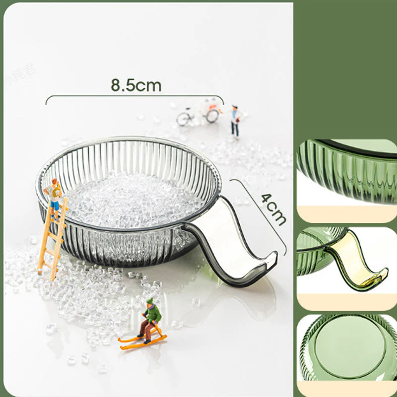 🧑‍🍳🧑‍🍳Kitchen Essentials🍽️ Clear Small Dipping Dish with Handle