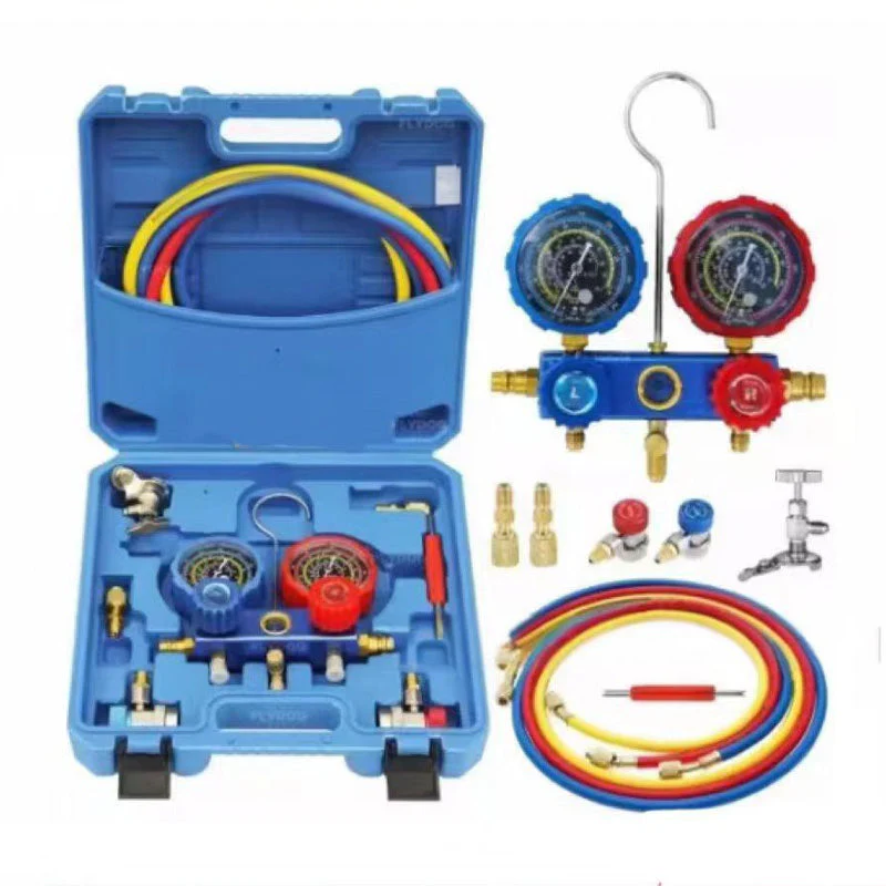 ⏳Time-limited Special🧰3 Way R134/R22/R410 AC Gauges