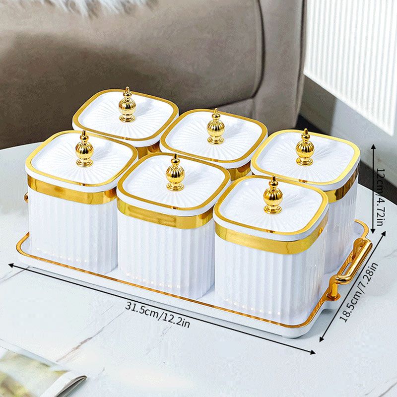 [High-grade Material] Multipurpose Light Luxury Pastry and Nut Sealed Jar