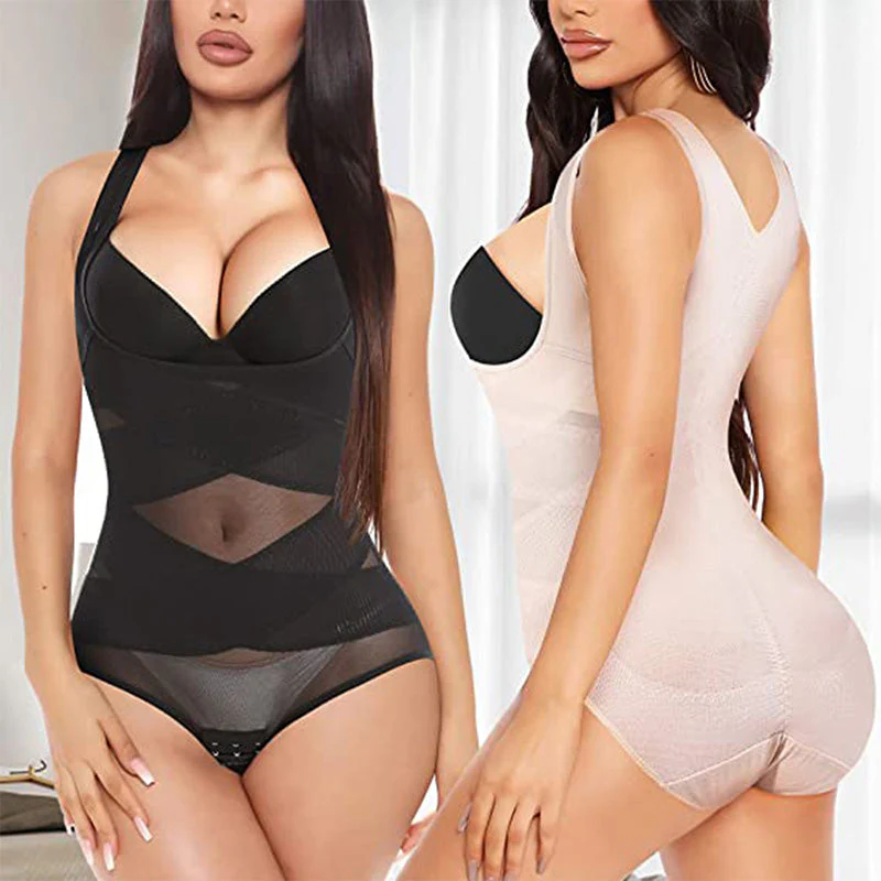 🔥New Year Specials💥-💃Women's Lightweight Mesh Yoga Bodysuit Shaper