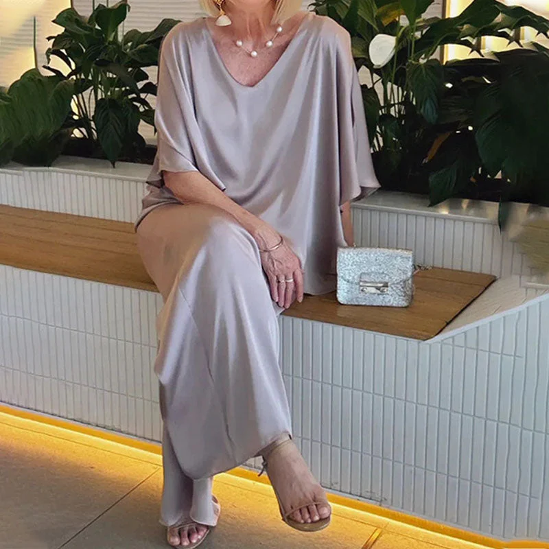 💥Summer Hot Sale🌷Plus Size Double Layer 2-Piece Set