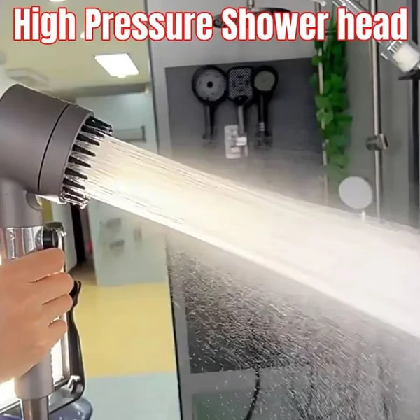 ✨Limited stock—Click now to grab yours🚿Multi-functional High Pressure Shower Head Set
