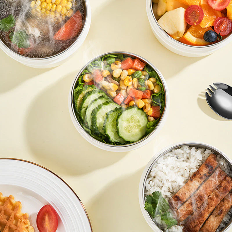 Stainless Steel Multi-layer Large-capacity Extra-long Insulated Lunch Box