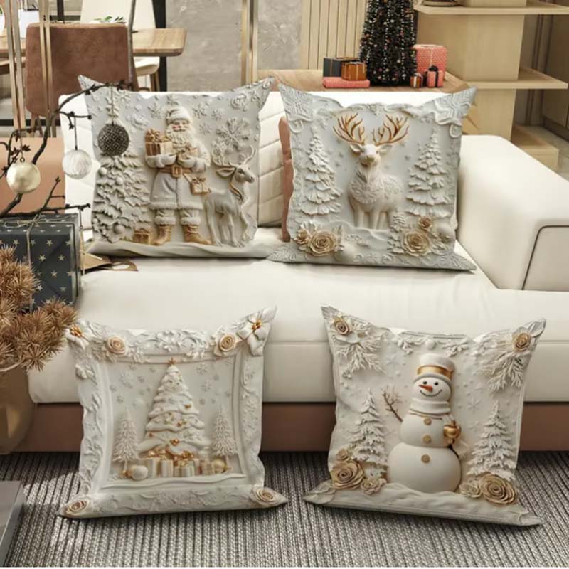 🎅 Christmas Gift Recommendations!🎁Elegant Christmas Decorative Pillow Covers (50% OFF)