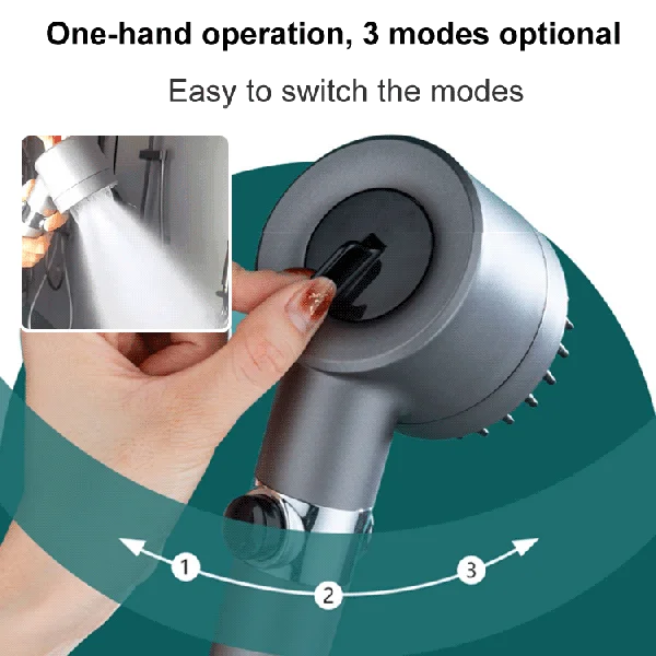 ✨Limited stock—Click now to grab yours🚿Multi-functional High Pressure Shower Head Set