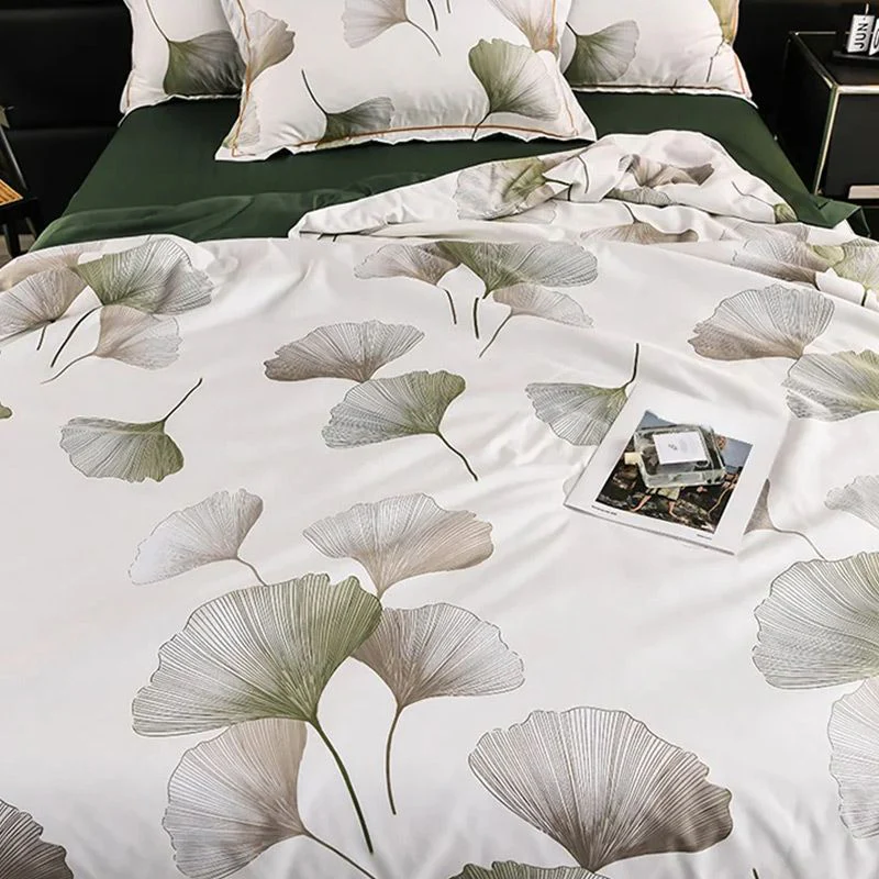 Washable Icy Cool Breathable Summer Quilt 4-piece Set