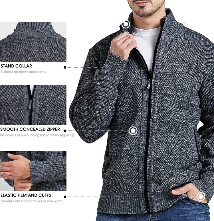 🔥Buy 2 Free Shipping🔥Knitted Cardigan Men's Winter Coat