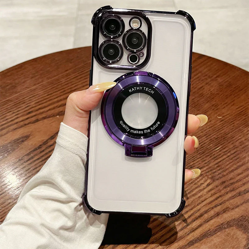 🔥Limited Time 40% OFF🔥Magnetic Lens Protective Phone Case with Stand