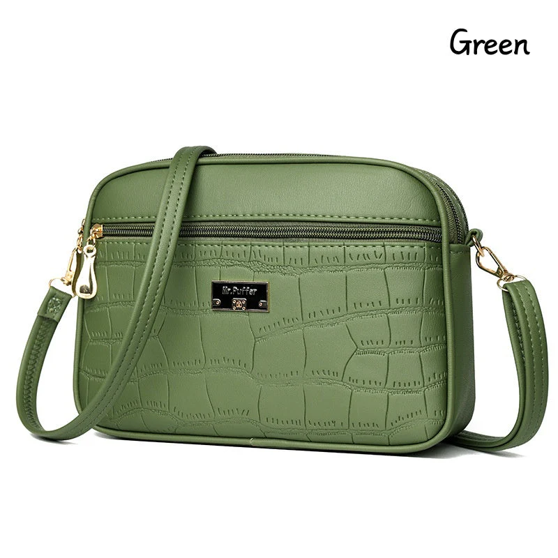 👜Women's Fashion Simple Faux Leather Crossbody Bag