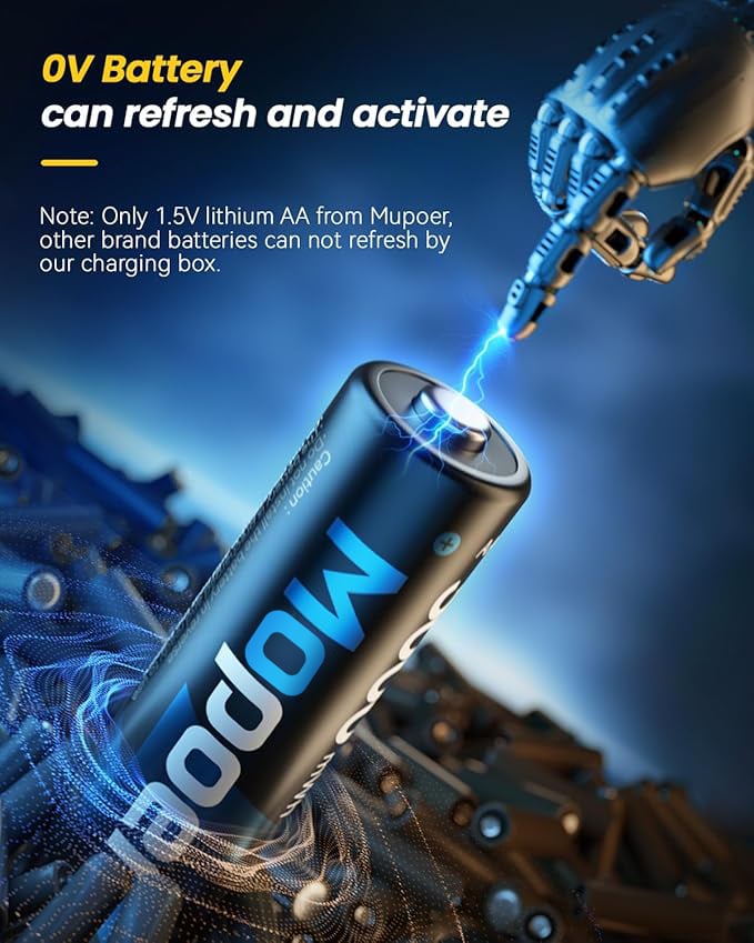 🏆Flash Sale⚡50K+ SOLD! Almost Gone-💥🎁🔋Charging Compartment - Rechargeable Aa/Aaa Lithium Battery