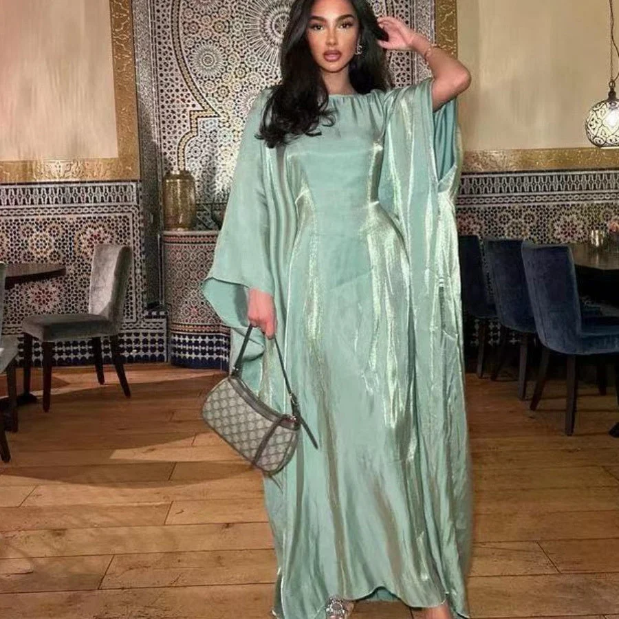 🎉 LIMITED TIME OFFER 50% OFF 🎉 Women's Elegant Flowing Satin Long Dresses