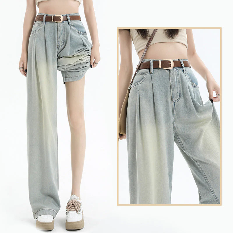 Women's High Waisted Wide Leg Jeans