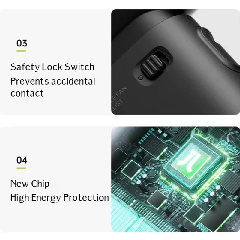 🔥5 Speeds Adjustable Portable Handheld Fan