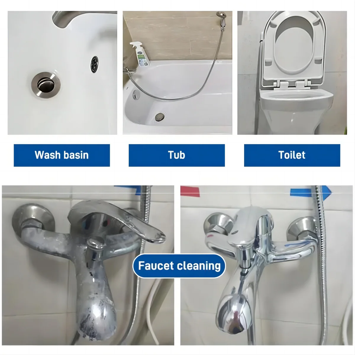 🔥Last Day Promotion 49% OFF - 🏠Antibacterial Bathroom Cleaner Limescale Remover