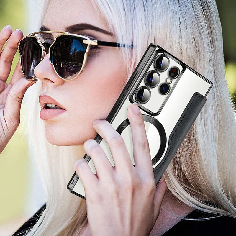 [🔥Today's Lowest Price]New Textured Flip Leather Phone Case for Samsung