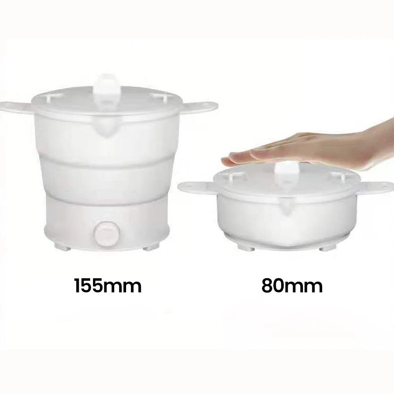 [Creative Gift] Travel Folding Electric Silicon Cooking Pot