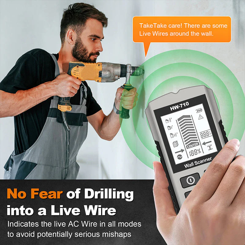 🎉 2025 New Product Offer – 50% OFF!! 💯🪛Multifunctional Handheld Metal & Wall Detector