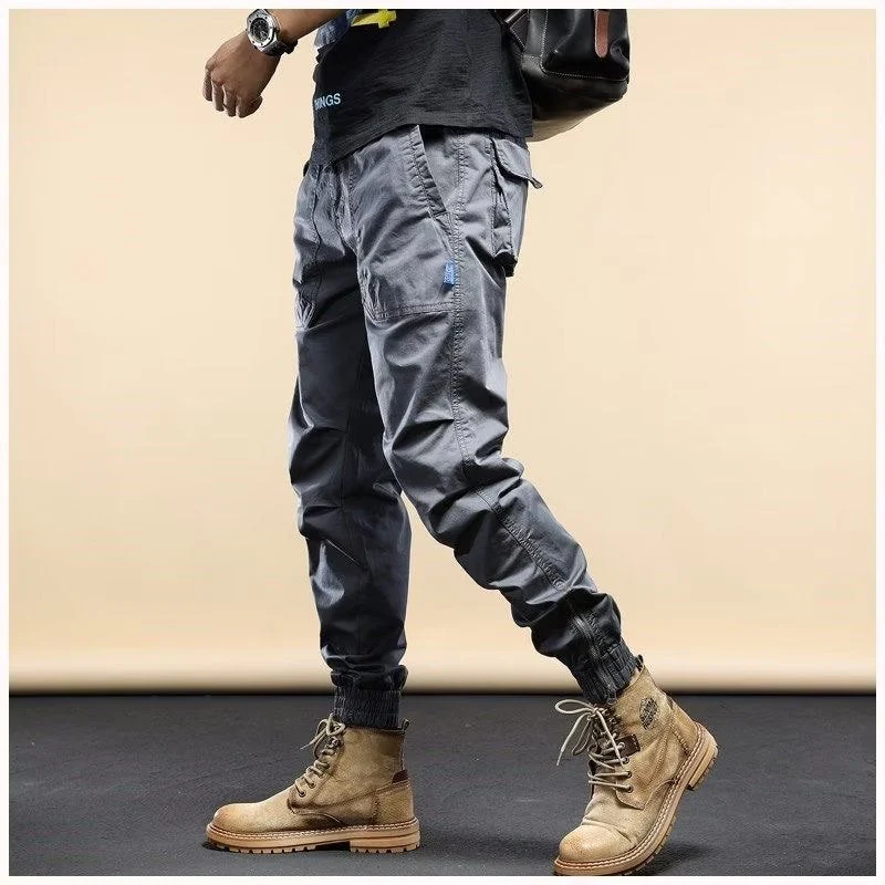 2024 SPRING MEN'S DISTRESSED SLIM FIT BIKER PANTS👖