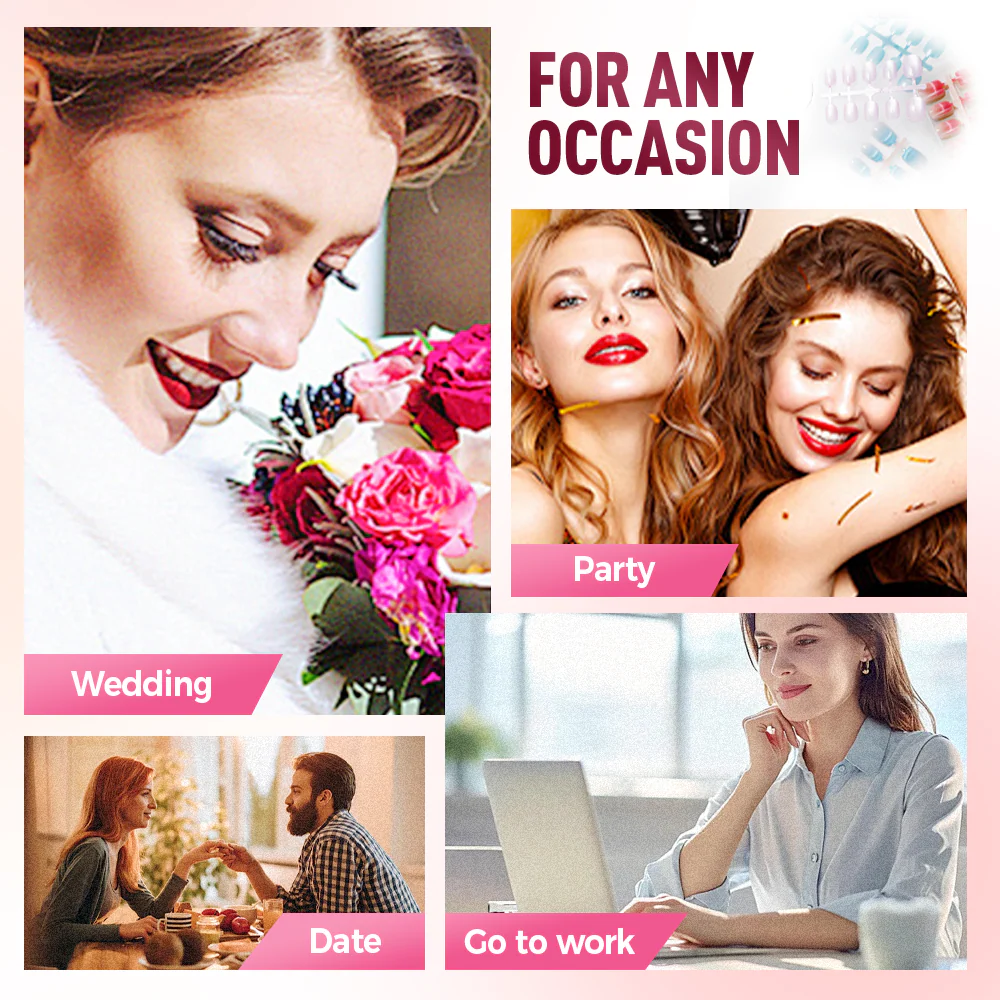 💫Cat Eye Press-On Nails Set – 3 Sizes