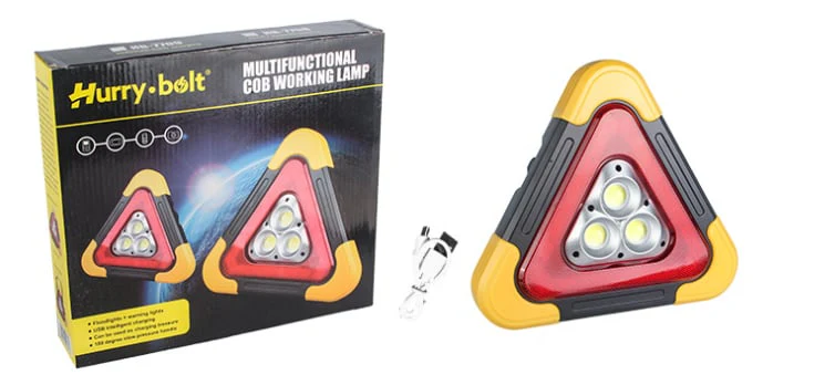 🔥2025 New Arrival🔥3-IN-1 Solar Emergency Triangle Warning Light at the Roadside