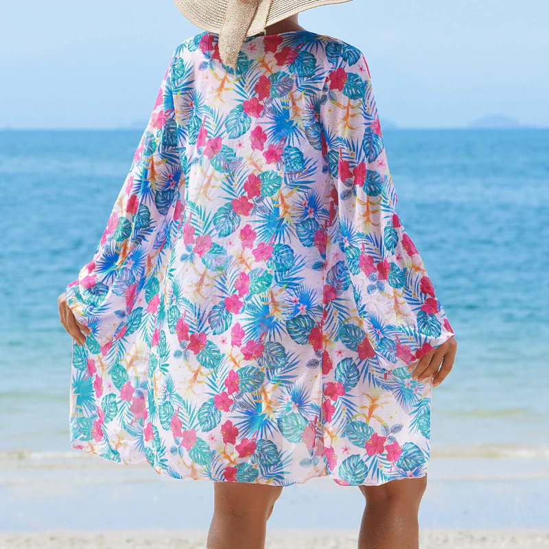 🏖️Summer Hot Sale 49% OFF🌼Women's Fashion Multicolor Printed Bikini Swimsuit 3 Piece Set