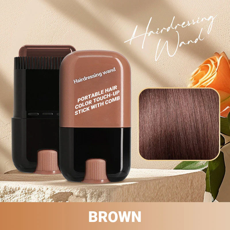 Recasting Confidence!💕Portable Hair Color Touch-Up Stick With Comb