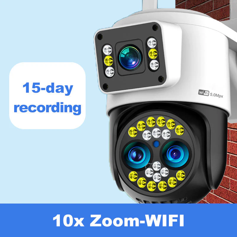 🔥Dual Screen Night Vision HD Surveillance Camera