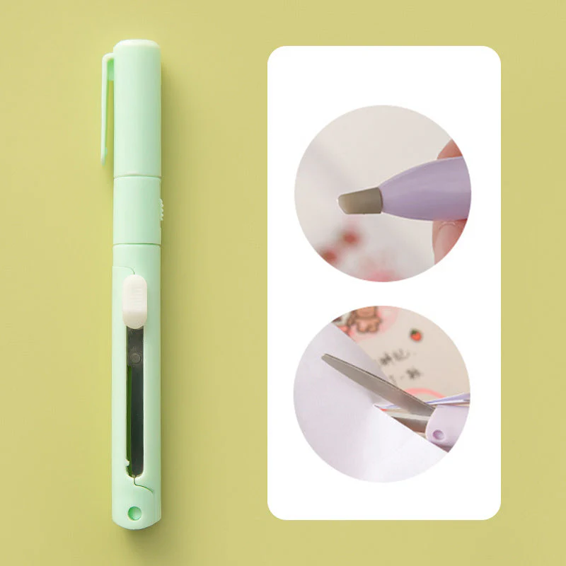 Foldable Mini Scissors Ceramic Pencil