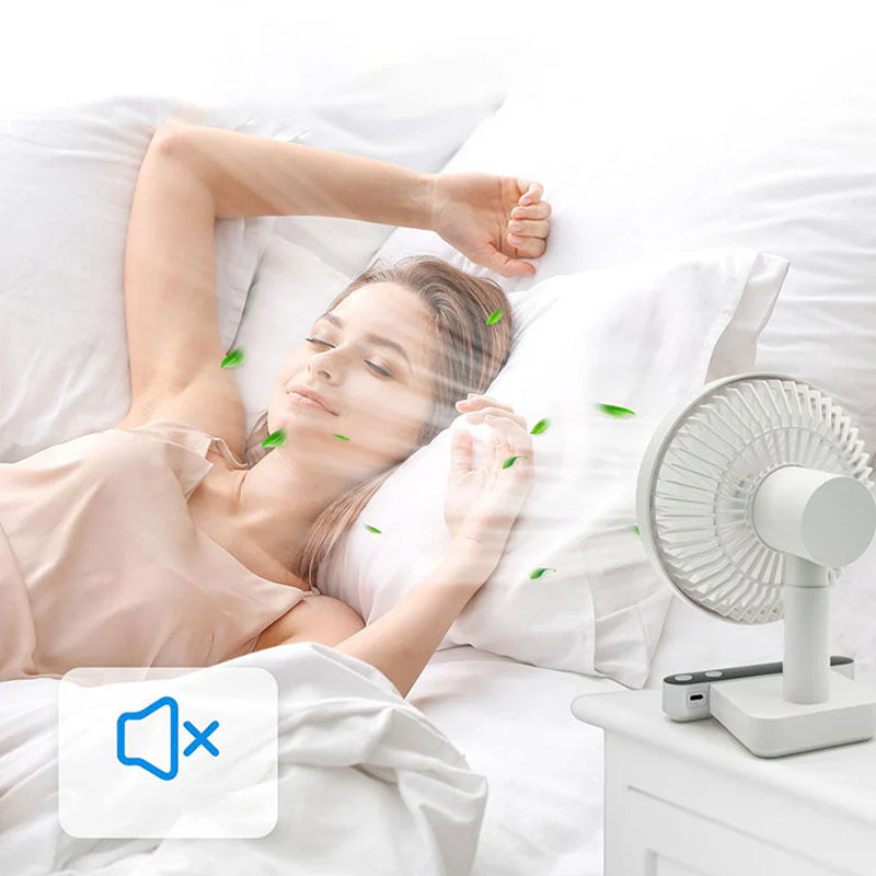 Tabletop Cordless Oscillating Mini Fan