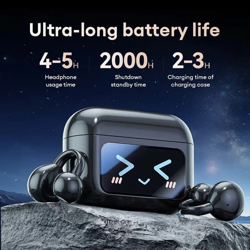 🎧🔥2025 HOT SALE🔥Bluetooth Clip On Earphones - Wireless Freedom Music on the Go Stylish and Convenient