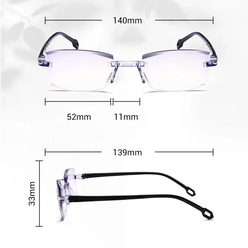 New Sapphire High Hardness anti-blue Dual-Use Reading Glasses