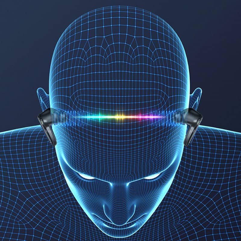 Helmet-shaped Wireless Bluetooth Headphones