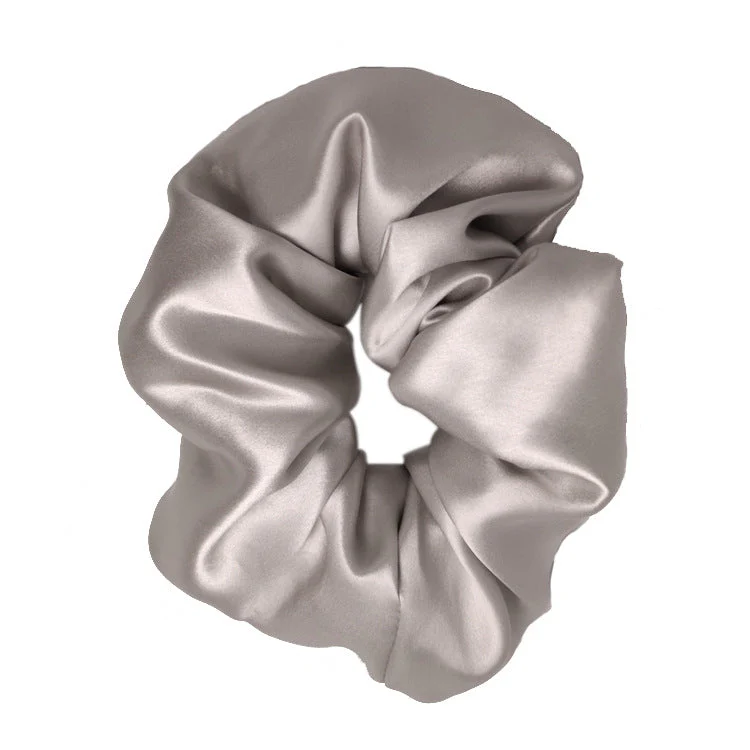 New Silk Large Intestine Loop Solid Bright Piggy Hair Loop Elastic Hair Rope Hair Loop Multiple Pack