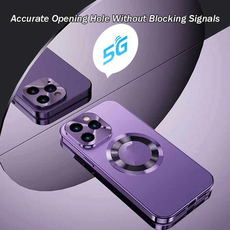 Double-sided Electroplated Glass Magnetic Phone Case