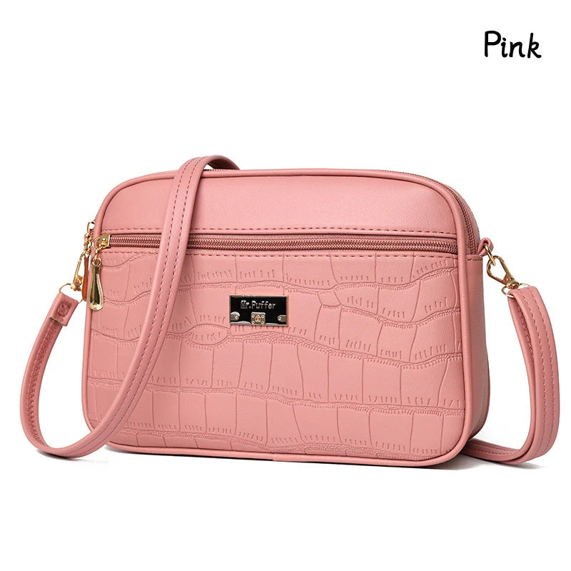 👜Women's Fashion Simple Faux Leather Crossbody Bag