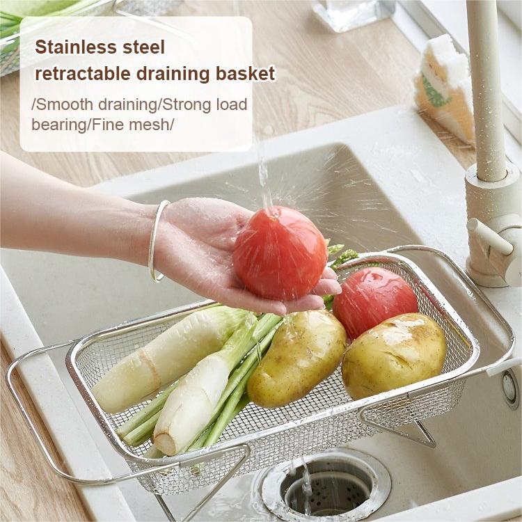 🏠2025 Essential items for the kitchen⏰Expandable Over The Sink Dish Drying Rack