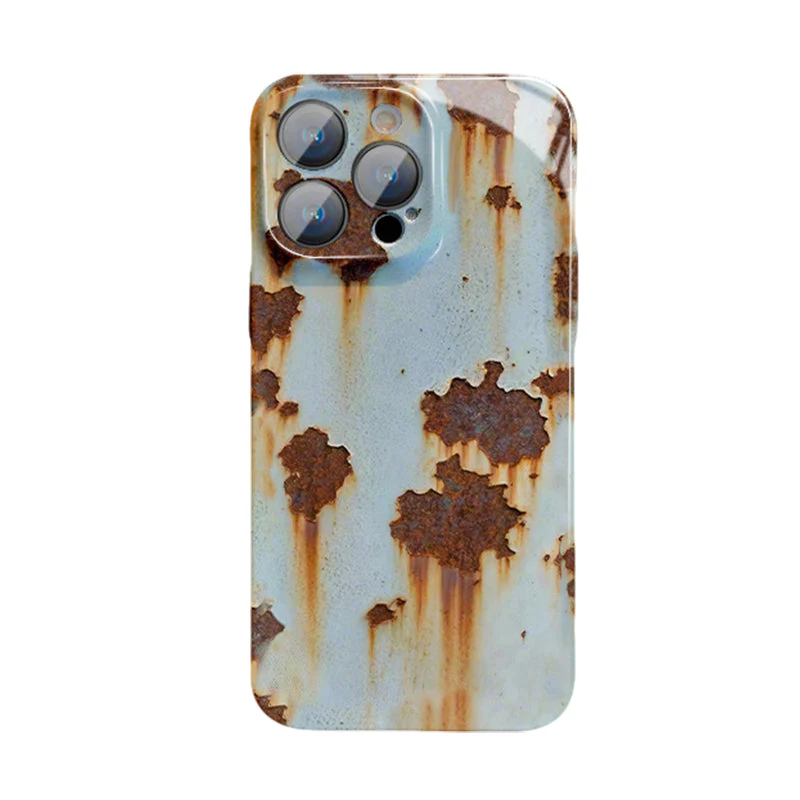 🔥2025 NEW ARRIVAL 🔩Vintage Rust Hard Case For iPhone