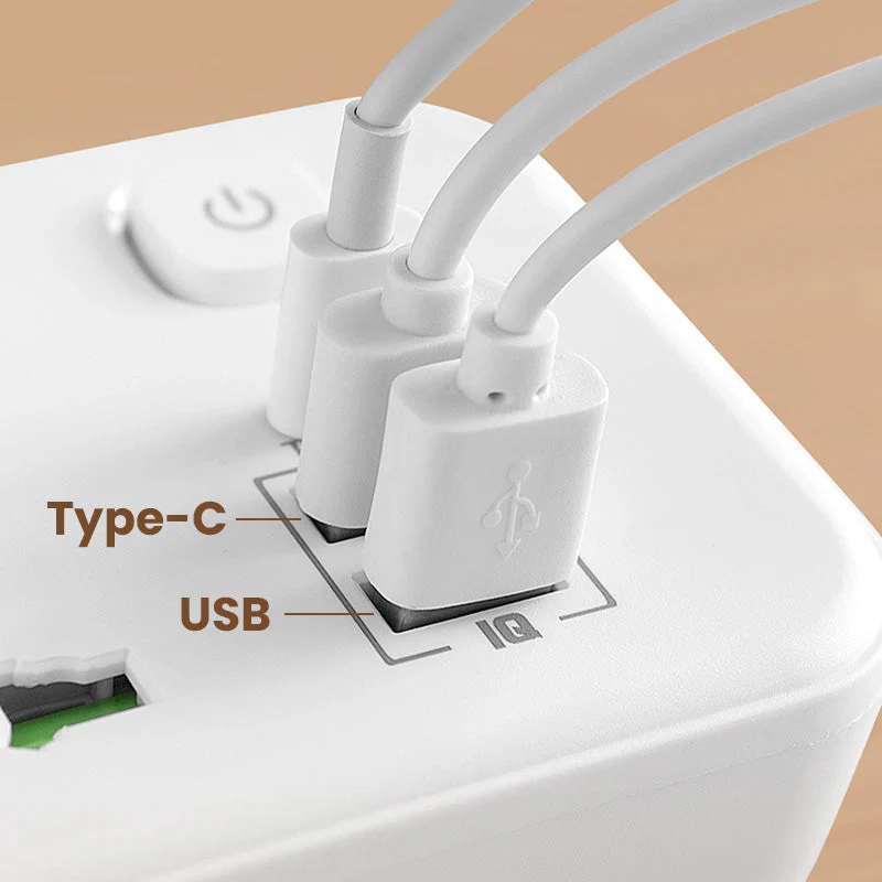 [Practical Gift] Connecting Socket with Type-C Charging Plug